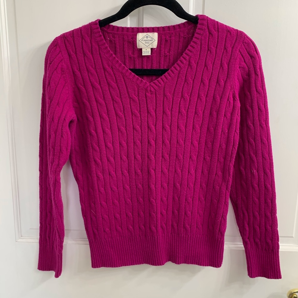 St Johns Bay V neck Sweater Size Small